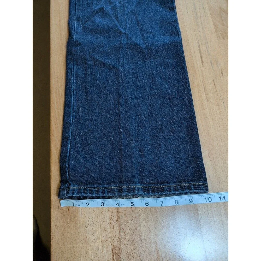 Levis 517 Jeans Mens 38x33 Blue Bootcut Denim Pants Dark Wash Western Workwear